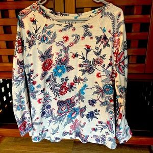 Loft Medium Floral Sweatshirt